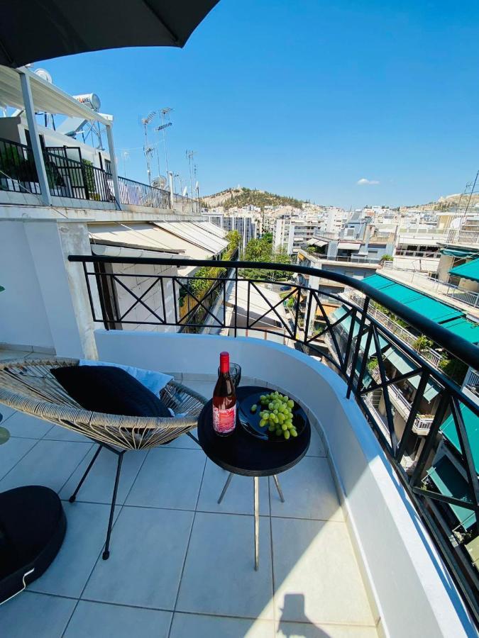 2 Bd Top Floor Aprt With Acropolis View Athens Exterior photo